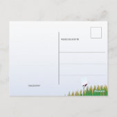 Cat Birds Garden Hartelijk dank Briefkaart (Achterkant)