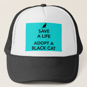 Cat Black Cat Black Cat Appreciation Day Adoption Trucker Pet