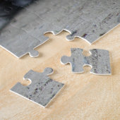 Cat Black en White Tuxedo Photo Legpuzzel (Zijkant)