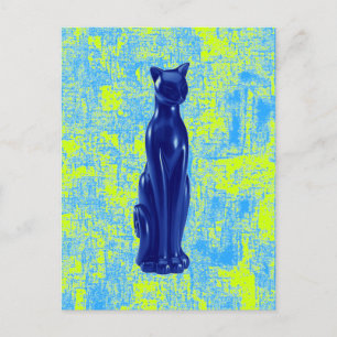 Cat Blue ~ Carte postale