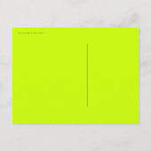 Cat Blue ~ Carte postale / Invitation (Dos)