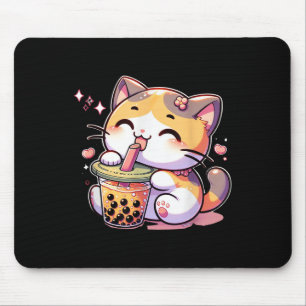 Cat Boba Tea Bubble Tea Anime Kawaii Neko Kinder T Muismat