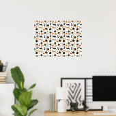 Cat Boo Halloween Poster (Thuiskantoor)