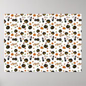 Cat Boo Halloween Poster (Voorkant)