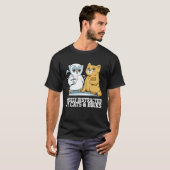 Cat books Cat bookworm Cat book T-shirt (Voorkant volledig)