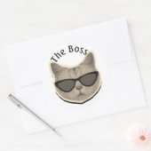 Cat Boss Sticker (Envelop)