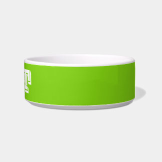 Cat Bowl van Janz Small Yellow Green Voerbakje