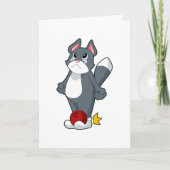Cat Bowling Bowling ball Kaart (Voorkant)