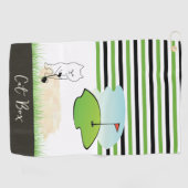 Cat Box Golf Towel Golfhanddoek (Horizontaal)
