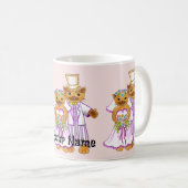 Cat Bride en Groom bruiloft mok (Voorkant rechts)