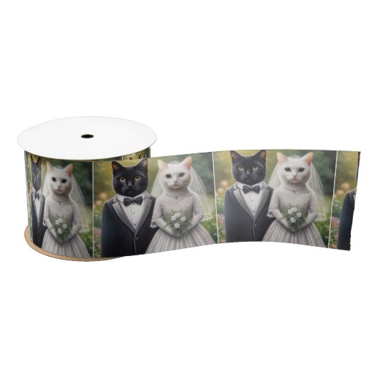 Cat Bride en Groom Lint (Spoel)