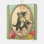 Cat Bride en Groom Wedding Day ornament (Links)