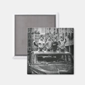 cat brothers magneet (Voorkant / Achterkant)