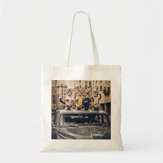 cat brothers tote bag (Voorkant)