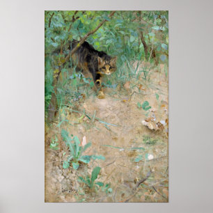 Cat, Bruno Liljefors Poster