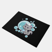 Cat Bubble Tea Gift | Funny Boba Tea Cats Design Deurmat (Schuin)
