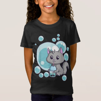 Cat Bubble Tea Gift | Funny Boba Tea Cats Design T-shirt