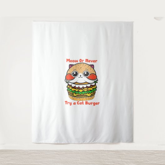 Cat Burger Wandkleed (Voorkant)