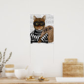 Cat Burglar Poster (Keuken)