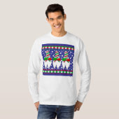 Cat Butt Christmas Groen T-shirt (Voorkant volledig)