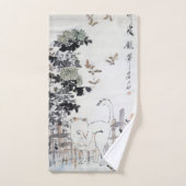 Cat & Butterfly, XuGu (Zhu Huairen) (Serviette à main)