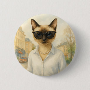 Cat Button zonnebril voor Cat Lover
