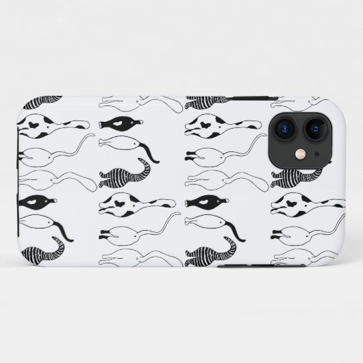 Cat Butts Pattern Case-Mate iPhone Case (Achterkant (horizontaal))