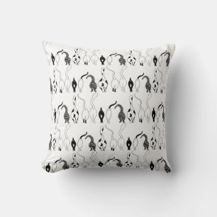 Cat Butts Pattern Kussen