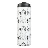 Cat Butts Pattern Thermosbeker (Voorkant)