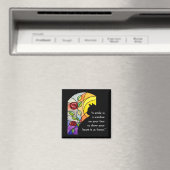 Cat by Window - Magneet (Insitu (Vaatwasser))