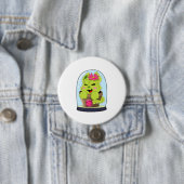 Cat Cactus Ronde Button 7,6 Cm (In situ)