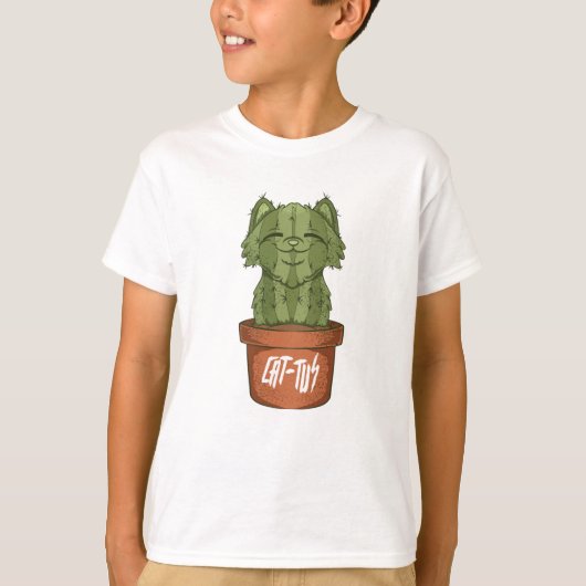 Cat Cactus T-shirt (Voorkant)