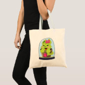 Cat Cactus Tote Bag (Voorkant (product))