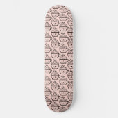 Cat Cafe patroon Skateboard (Voorkant)