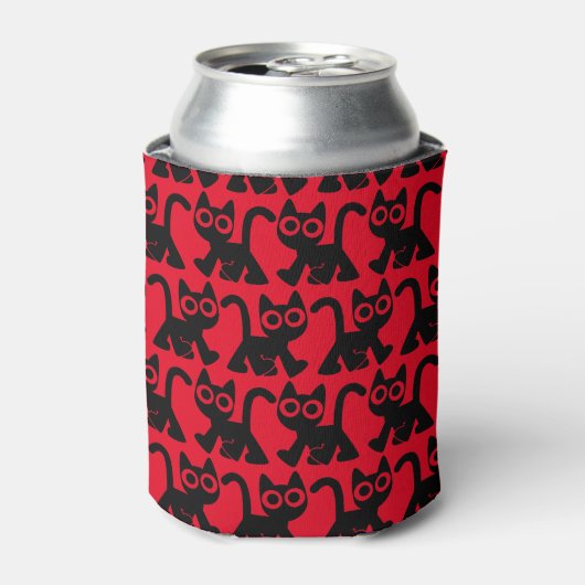 Cat can Cartoon Cat/Bottle Cooler (Blikje Voorkant)