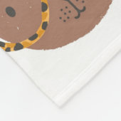 Cat Cartoon Pattern Fleece Deken (Hoek)