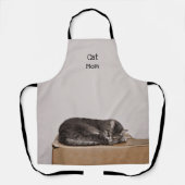 Cat Cat Cat Cute Gray Slaping Box Cat Mam Schort (Voorkant)