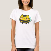Cat Cat Cute Bumblebee T-shirt (Voorkant)