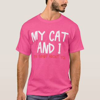 Cat Cat Eigenaar Cat Lover grappig T-shirt