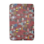 Cat Cat Pattern Badmat (Voorkant Verticaal)