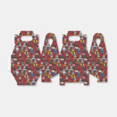 Cat Cat Pattern Bedankdoosjes (Uitgevouwen)