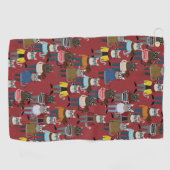 Cat Cat Pattern Golfhanddoek (Horizontaal)