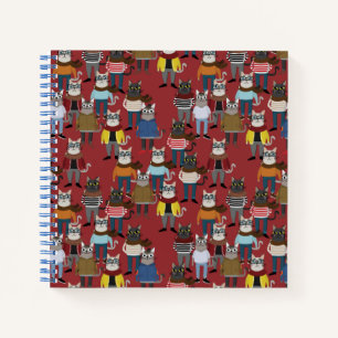 Cat Cat Pattern Notitieboek