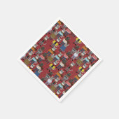 Cat Cat Pattern Servet (Hoek)