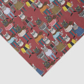 Cat Cat Pattern Tissuepapier (Detail)