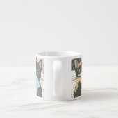 Cat Cats Cats Cute Pattern Espresso Kop (Achterkant)