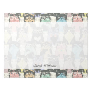 Cat Cats Cats Cute Pattern Notitieblok