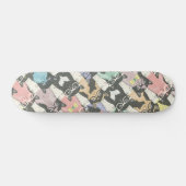 Cat Cats Cats Cute Pattern Skateboard (Horizontaal)