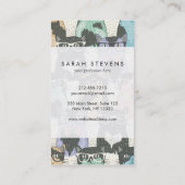 Cat Cats Cats Cute Pattern Visitekaartje (Achterkant)