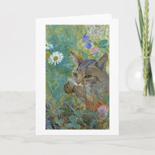 Cat Caught a Bird, Bruno Liljefors Kaart